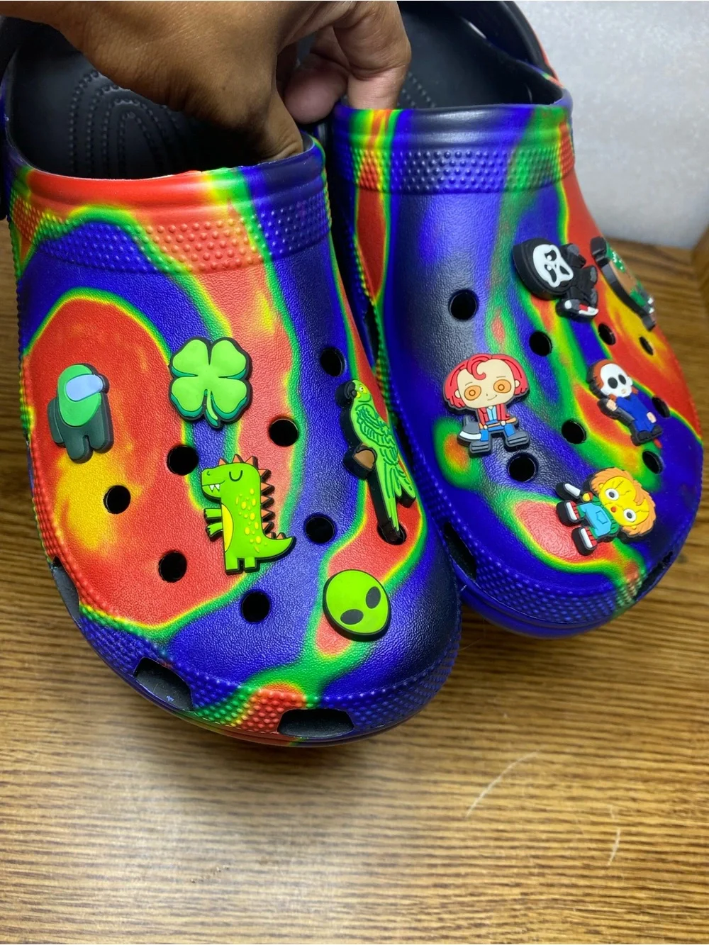 Crocs Classic Clog Solarized Tied Dye Multi Color Unisex Men’s Size 10 Women 12